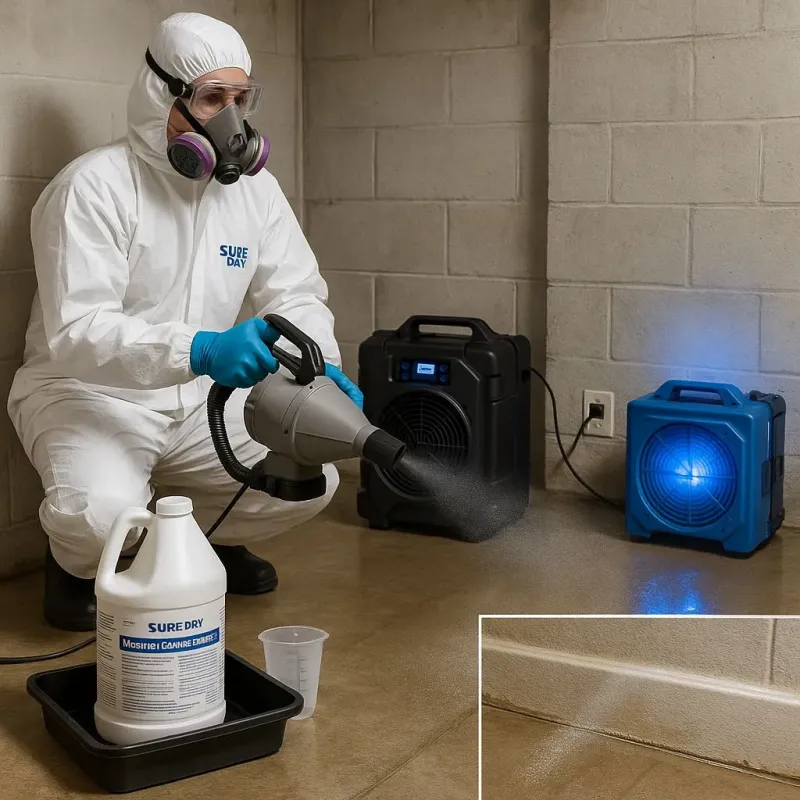 Sanitization and Odor Removal process in Sabattus, ME